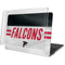 NFL Atlanta Falcons White Striped MacBook Pro 13in (2020) Case plus Skin