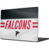NFL Atlanta Falcons White Striped MacBook Pro 14in (2021-24) Skin