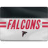 NFL Atlanta Falcons White Striped MacBook Pro 14in (2021-24) Skin