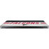 NFL Atlanta Falcons White Striped MacBook Pro 14in (2021-24) Skin