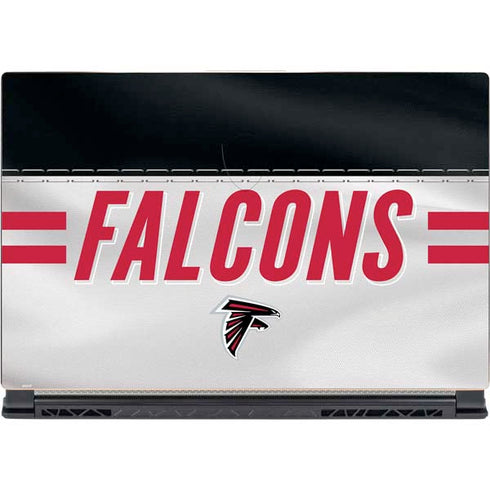NFL Atlanta Falcons White Striped MSI GS65 Stealth Laptop Skin