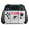 NFL Atlanta Falcons White Striped Nintendo Switch (2017-2021) Joy-Con Controller Skin
