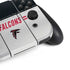 NFL Atlanta Falcons White Striped Nintendo Switch OLED (2021) Skin