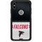 NFL Atlanta Falcons White Striped Otterbox Commuter iPhone Skin