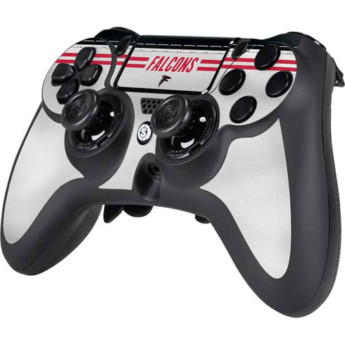 NFL Atlanta Falcons White Striped PS4/PC SCUF Impact Controller Skin