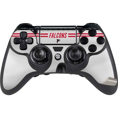 NFL Atlanta Falcons White Striped PS4/PC SCUF Impact Controller Skin
