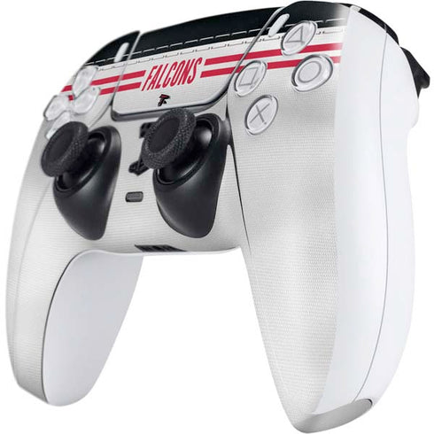 NFL Atlanta Falcons White Striped PS5 Controller Skin