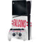 NFL Atlanta Falcons White Striped PS5 Slim Disk Bundle Skin
