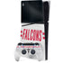 NFL Atlanta Falcons White Striped PS5 Slim Digital Edition Bundle Skin