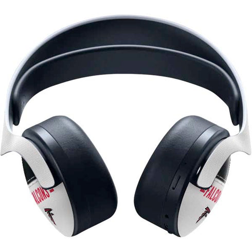 NFL Atlanta Falcons White Striped PULSE 3D Wireless Headset for PS5 Skin