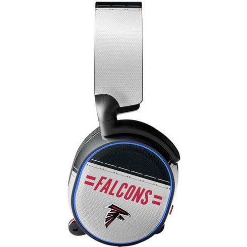 NFL Atlanta Falcons White Striped SteelSeries Arctis 5 Skin