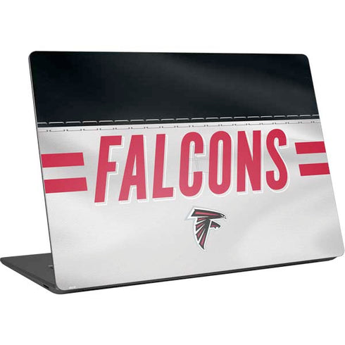 NFL Atlanta Falcons White Striped Surface Laptop 4 15in Skin