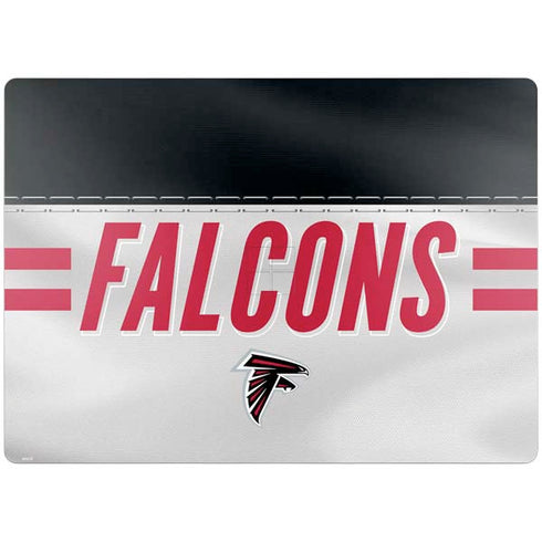 NFL Atlanta Falcons White Striped Surface Laptop 4 15in Skin