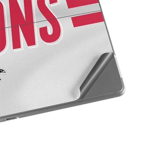 NFL Atlanta Falcons White Striped Surface Pro 8 Skin