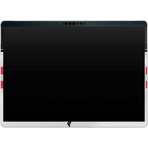 NFL Atlanta Falcons White Striped Surface Pro 9 Skin