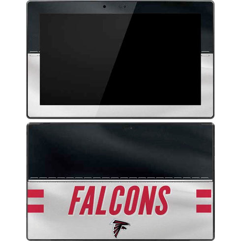 NFL Atlanta Falcons White Striped Surface Pro Tablet Skin