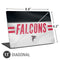 NFL Atlanta Falcons White Striped Universal Laptop 11in (8.8 x 6.2in) Skin