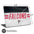 NFL Atlanta Falcons White Striped Universal Laptop 11in (8.8 x 6.2in) Skin