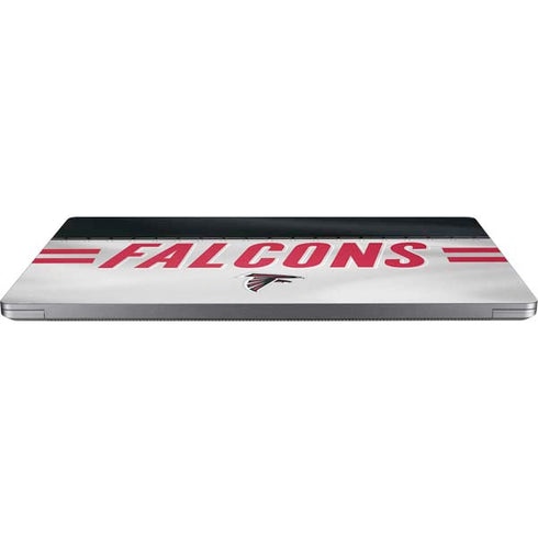 NFL Atlanta Falcons White Striped Universal Laptop 11in (8.8 x 6.2in) Skin