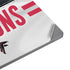 NFL Atlanta Falcons White Striped Universal Laptop 13in (10.6 x 7.6in) Skin