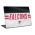 NFL Atlanta Falcons White Striped Universal Laptop 16.6in (13.4 x 9.7in) Skin