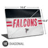NFL Atlanta Falcons White Striped Universal Laptop 18in (14.6 x 10.6in) Skin