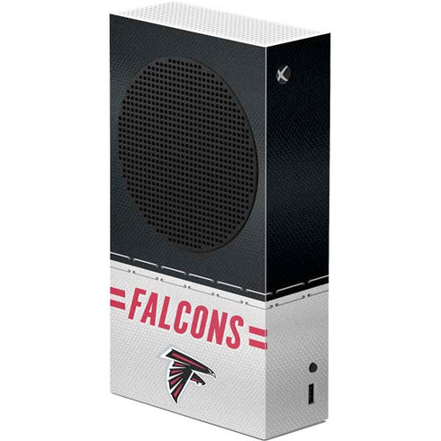 NFL Atlanta Falcons White Striped Xbox Series S Console Skin