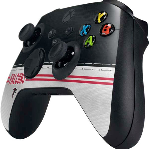 NFL Atlanta Falcons White Striped Xbox Series X Controller Skin