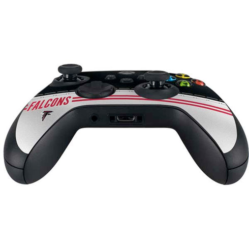 NFL Atlanta Falcons White Striped Xbox Series X Controller Skin