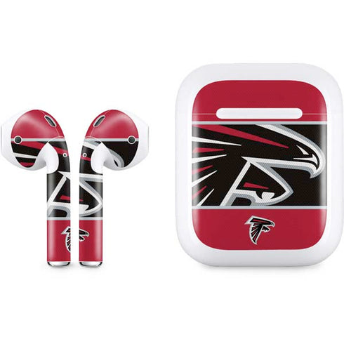 NFL Atlanta Falcons Zone Block Apple AirPods Skin