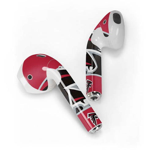 NFL Atlanta Falcons Zone Block Apple AirPods Skin