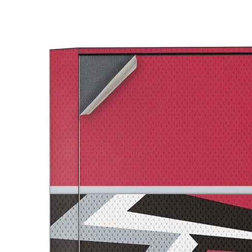 NFL Atlanta Falcons Zone Block Corsair 4000D Tempered Glass Mid-Tower ATX Case Skin