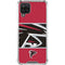 NFL Atlanta Falcons Zone Block Galaxy A12 Clear Case