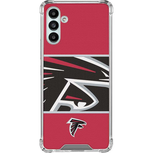 NFL Atlanta Falcons Zone Block Galaxy A13 5G Clear Case