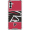 NFL Atlanta Falcons Zone Block Galaxy A13 5G Clear Case