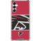 NFL Atlanta Falcons Zone Block Galaxy A14 5G Clear Case