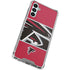 NFL Atlanta Falcons Zone Block Galaxy A14 5G Clear Case