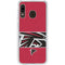 NFL Atlanta Falcons Zone Block Galaxy A20 Clear Case