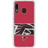 NFL Atlanta Falcons Zone Block Galaxy A20 Clear Case