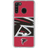 NFL Atlanta Falcons Zone Block Galaxy A21 Clear Case
