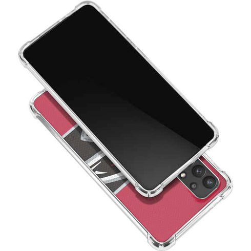 NFL Atlanta Falcons Zone Block Galaxy A32 5G Clear Case