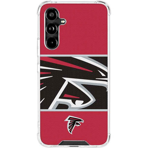 NFL Atlanta Falcons Zone Block Galaxy A54 5G Clear Case