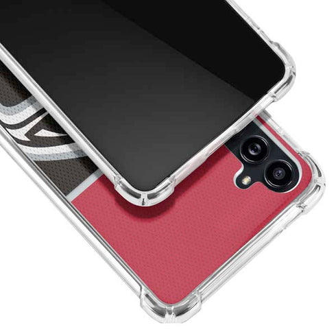 NFL Atlanta Falcons Zone Block Galaxy A54 5G Clear Case