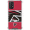 NFL Atlanta Falcons Zone Block Galaxy A72 5G Clear Case