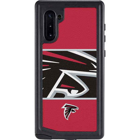 NFL Atlanta Falcons Zone Block Galaxy Note 10 Waterproof Case