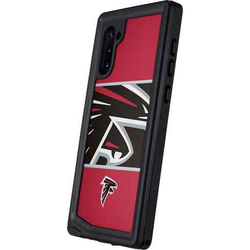 NFL Atlanta Falcons Zone Block Galaxy Note 10 Waterproof Case