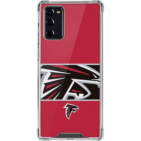 NFL Atlanta Falcons Zone Block Galaxy Note20 5G Clear Case