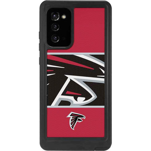 NFL Atlanta Falcons Zone Block Galaxy Note20 5G Waterproof Case