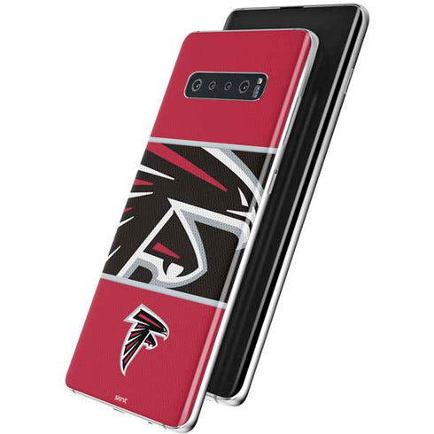 NFL Atlanta Falcons Zone Block Galaxy S10 Skin