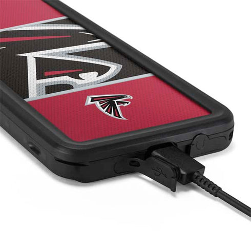 NFL Atlanta Falcons Zone Block Galaxy S20 Waterproof Case